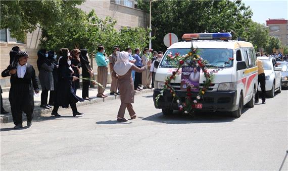 سومین شهید مدافع سلامت کردستان به خاک سپرده شد