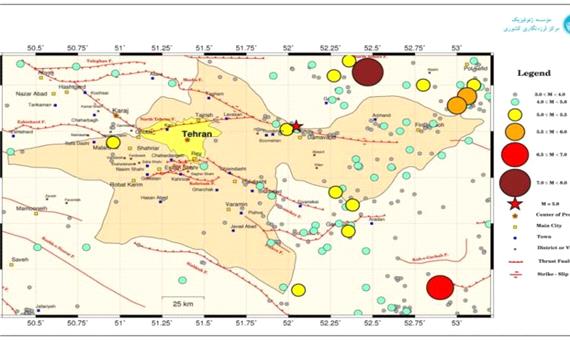 بخش فعال شده گسل مشا؛ سابقه ایجاد سه زلزله 5 تا 7 ریشتری در تهران را دارد