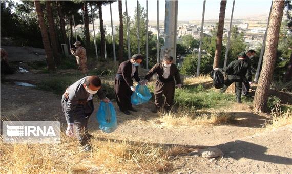 7 نقطه استان کرمانشاه از زباله پاکسازی شد