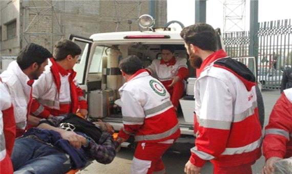 امدادگران هلال احمر کردستان 18 دقیقه بعد حادثه به محل می‌رسند