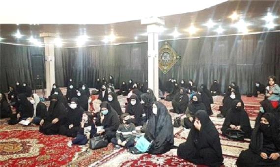 برگزاری آیین عزاداری شهادت حضرت زهرا(س) در اجتماع بانوان فاطمی اسلام آبادغرب + عکس