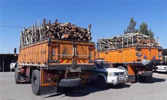 10 تن چوب قاچاق در دالاهو کشف شد