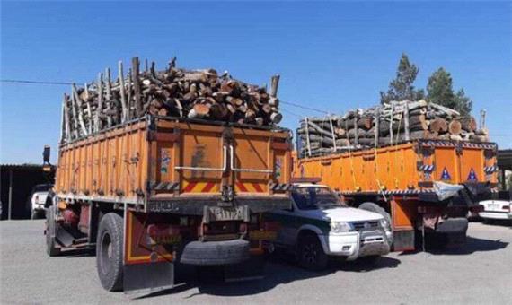 10تن چوب قاچاق در دالاهو کشف شد