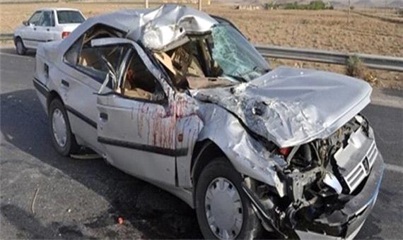 2 کشته در سانحه رانندگی محور اسلام آبادغرب