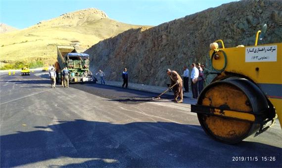 پروژه ساخت چهارخطه گردنه صلوات آباد سنندج 80 درصد پیشرفت دارد