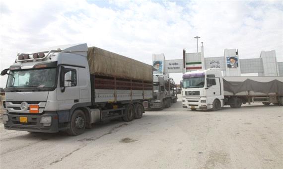 روزانه 2هزار کامیون در مرزهای کرمانشاه کالا به عراق حمل می کنند