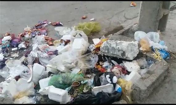 فیلمی از آلودگی زیست محیطی در خیابان‌های کرمانشاه