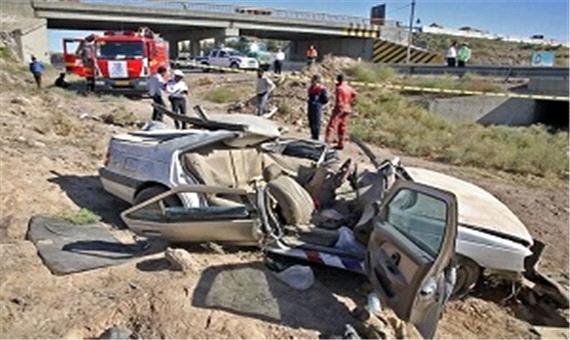4 کشته در پی واژگونی پژو 405 در ورودی مشهد