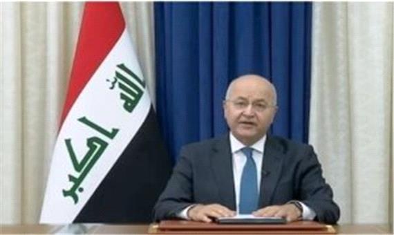 رئیس‌ جمهور عراق انتخاب رئیسی به عنوان رئیس جمهور ایران را تبریک گفت
