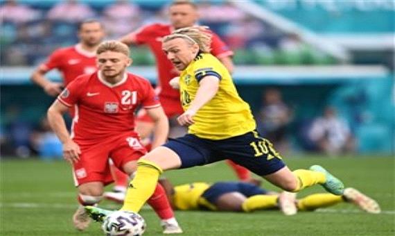 سوئد 3 - 2 لهستان؛ صدرنشینی در حضور لاروخا