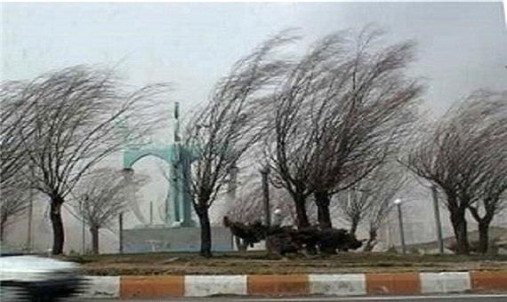 سرعت وزش باد در کردستان به 25 متر بر ثانیه افزایش می‌یابد