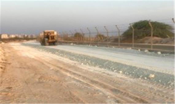 آغاز عملیات ساخت دیوار 6 کیلومتری پیرامون فرودگاه کیش