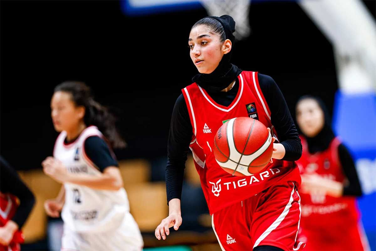 دختر کرمانشاهی نایب قهرمان مسابقات بسکتبال سه نفره بازی‌های آسیایی جوانان بحرین شد