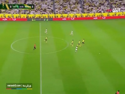 گل اول الاتحاد به النصر توسط بنزما