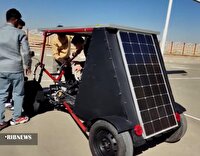 ساخت خودروی خورشیدی توسط دانش‌آموز مبتکر دهگلانی