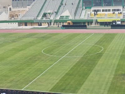 وضعیت چمن استادیوم امام خمینی اراک