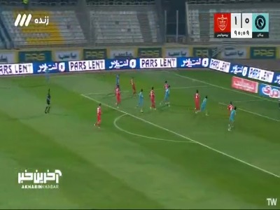 شوت امامعلی خطرناک از کنار دروازه پرسپولیس به بیرون رفت