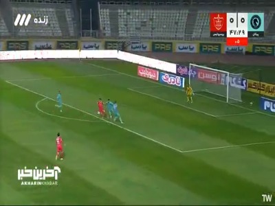 گل اول پرسپولیس به پیکان توسط ارونوف