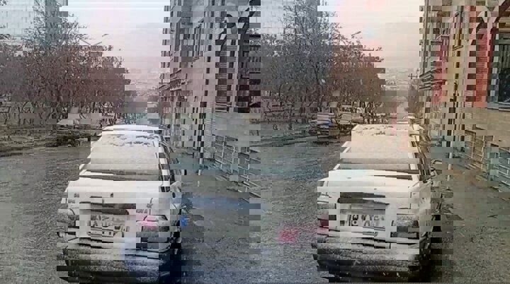 بارش اولین برف پاییزی در بیجار