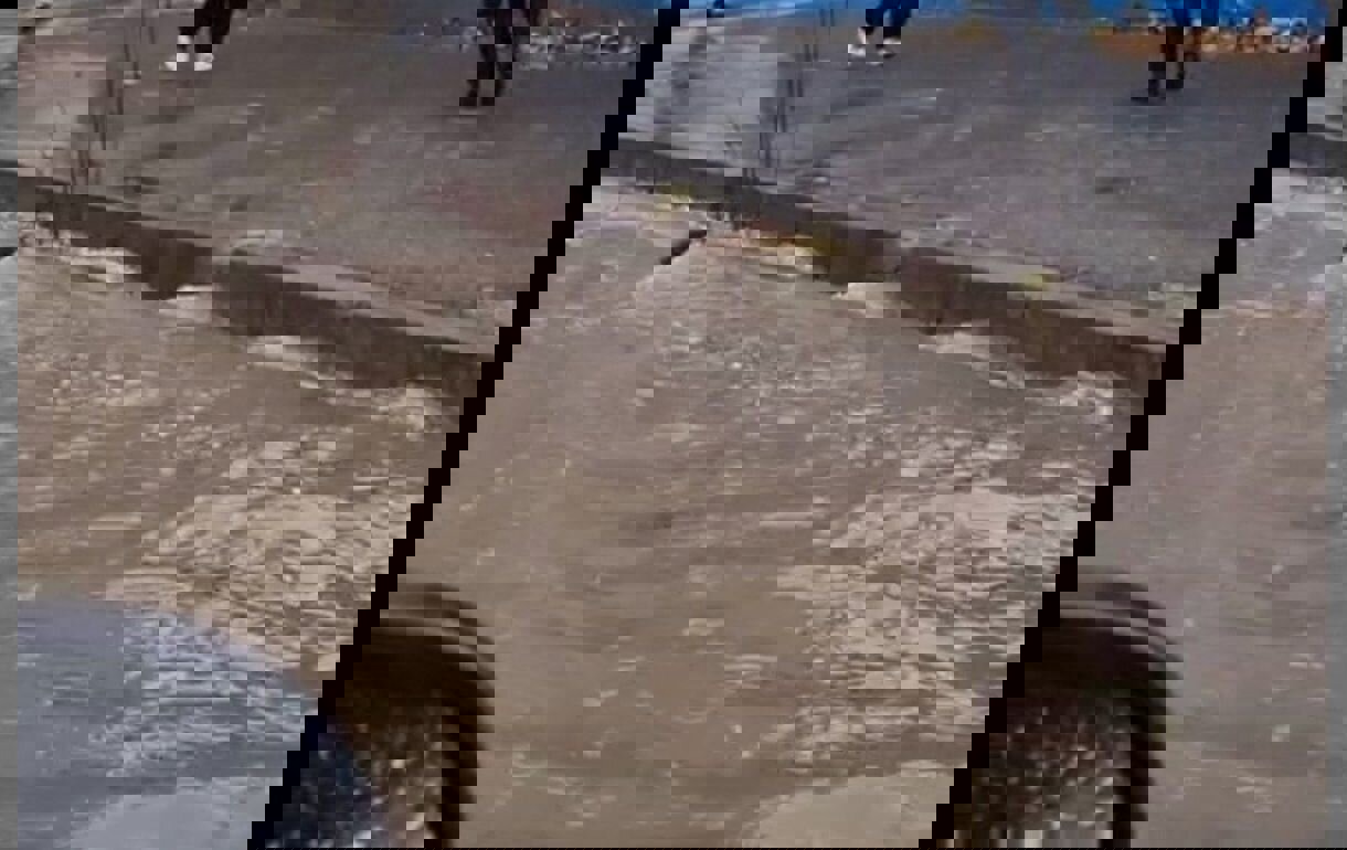 بارش باران و آبگرفتگی معابر در قروه