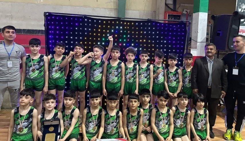 درخشش ژیمناستیک‌کاران سقزی در قهرمانی منطقه ۳ کشور