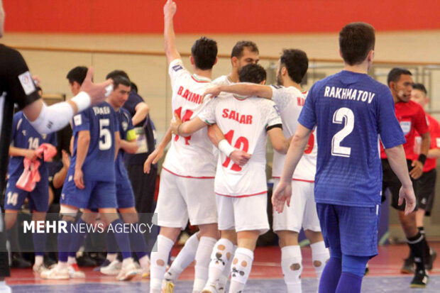 ازبکستان هم جلوی غول آسیا تسلیم شد؛ صعود فوتسال ایران به نیمه نهایی