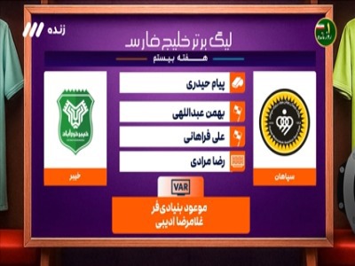 کارشناسی داوری سپاهان - خیبر
