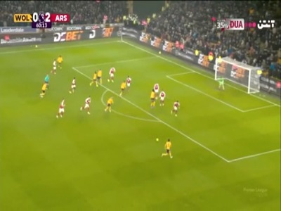 گل اول ولورهمپتون به آرسنال (بوئنو)