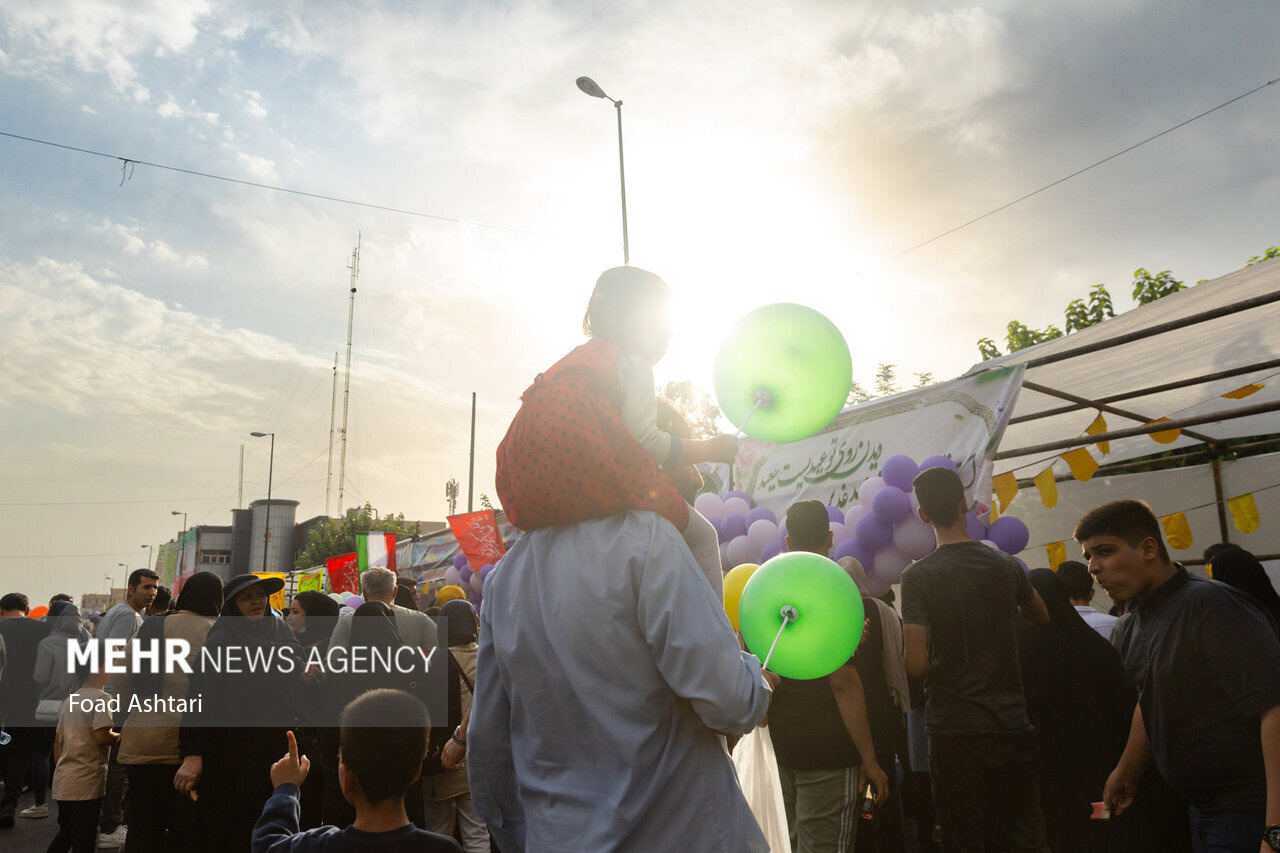 برپایی جشن بزرگ عید غدیر با ۷ موکب در هرسین