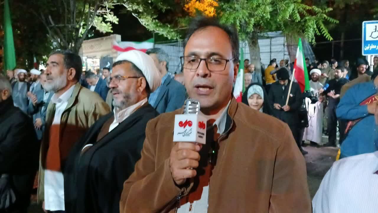 پیام حضور مردم دیار گروس از دل میدان