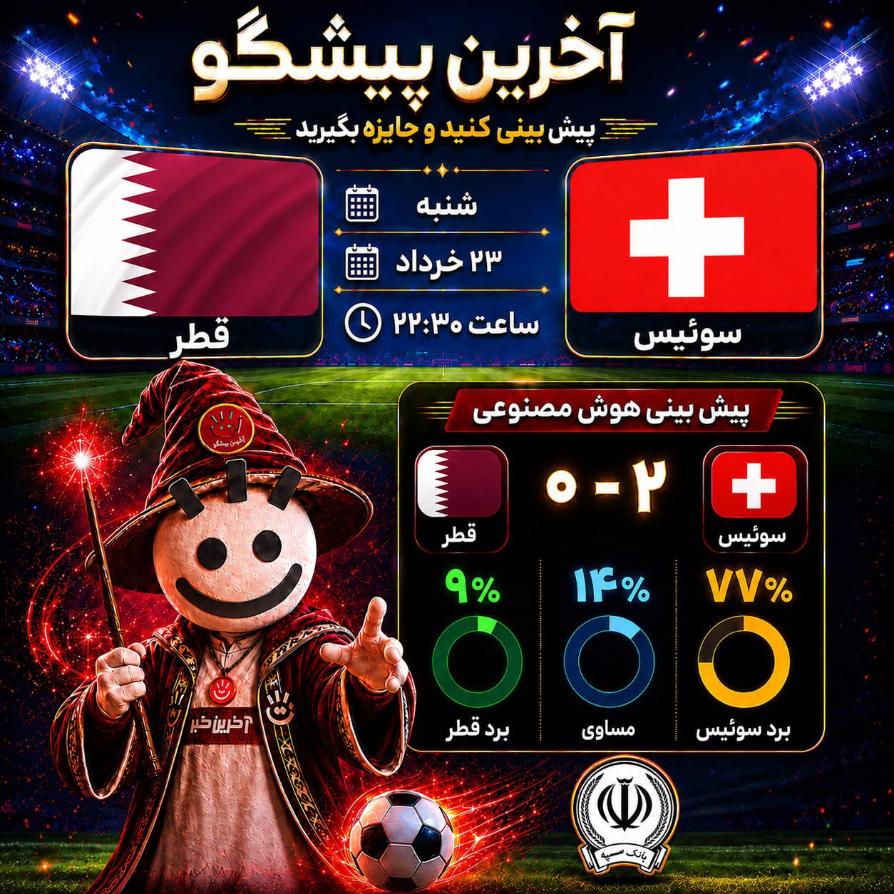 سوئیس–قطر؛ مردان آرام، بی‌رحم می‌شوند؟!