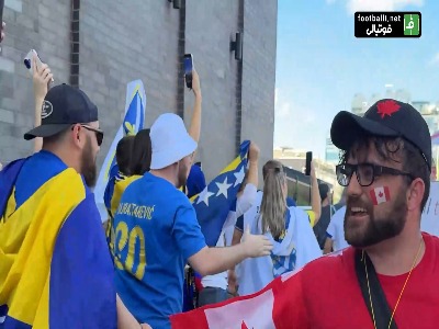 وقتی فوتبال فراتر از رقابت می‌ شود؛ تصویر زیبای کانادا و بوسنی