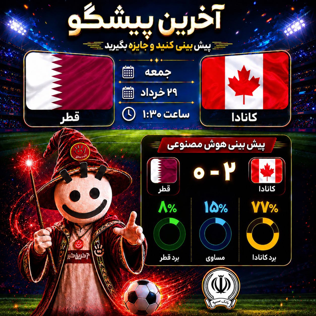قطر _ کانادا، جدال سرنوشت‌ساز در زمین فوتبال