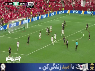 گل ششم کانادا به قطر توسط دیوید ؛هتریک