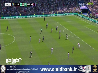 شوت باشیچ با اختلاف کم از روی دروازه قطر بیرون رفت