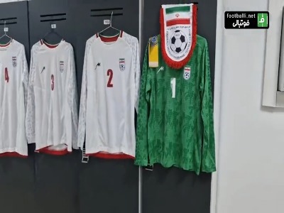 رختکن تیم ملی فوتسال زنان ایران پیش از دیدار مقابل قرقیزستان