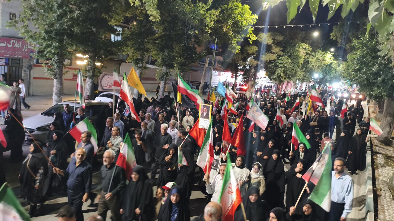 صد و بیستمین اجتماع نحن منتقمون مردم کرمانشاه