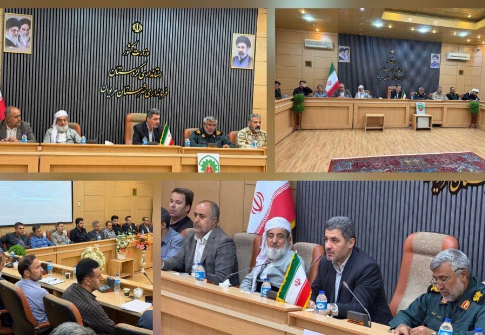 اجلاسیه شهدای ۲۳ تیر نماد همدلی و هم‌افزایی دستگاه‌های اجرایی مریوان