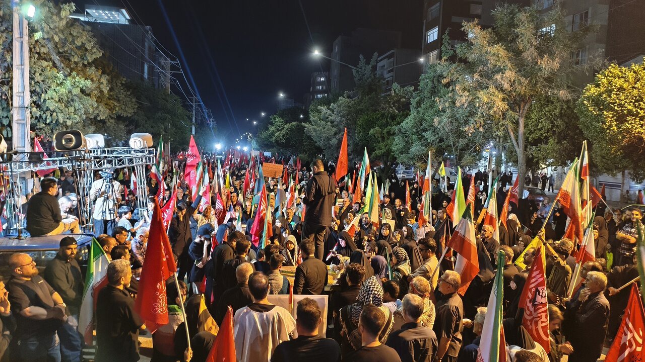 یاد شهدای جبهه مقاومت در اجتماع «نحن منتقمون» گرامی داشته شد
