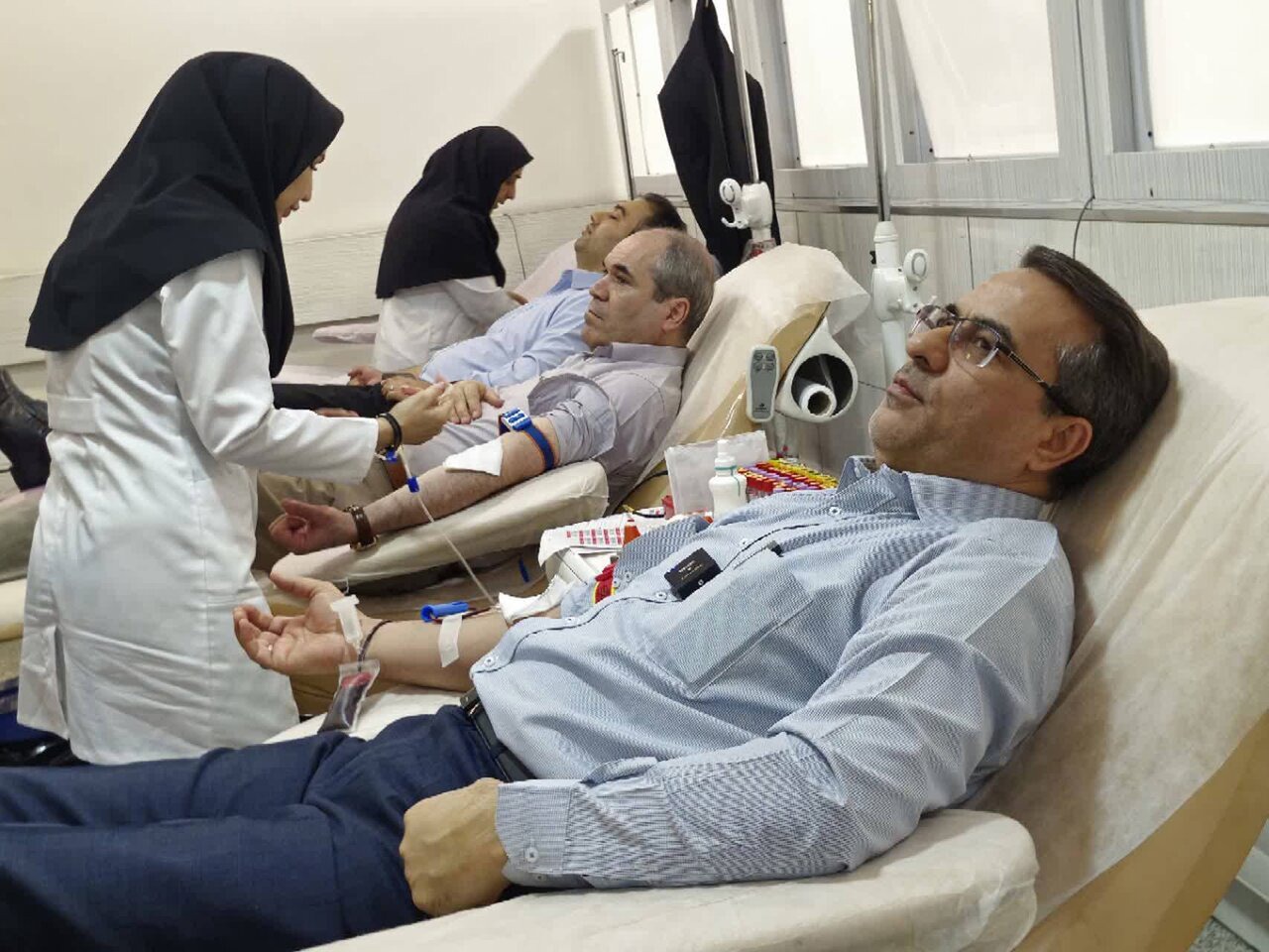 تیم سیار انتقال خون در اسلام‌آباد غرب مستقر می‌شود