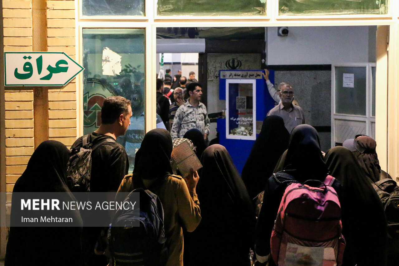 وضعیت تردد در مرز خسروی در بامداد پنجشنبه