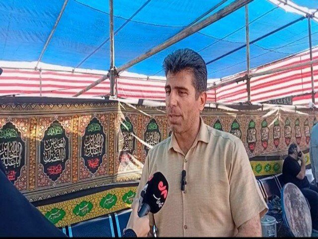 تلاش موکب‌داران کردستانی برای خدمت رسانی به زائران اربعین حسینی