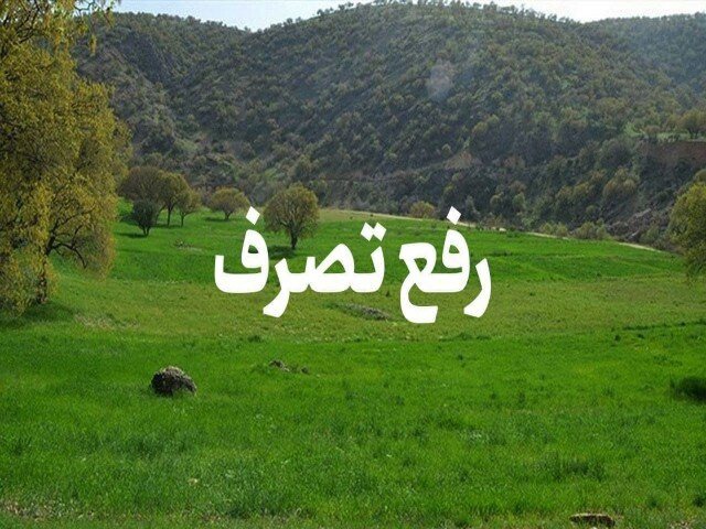 رفع تصرف ۲۶۰۰ مترمربع از اراضی ملی در حوزه سارال دیواندره
