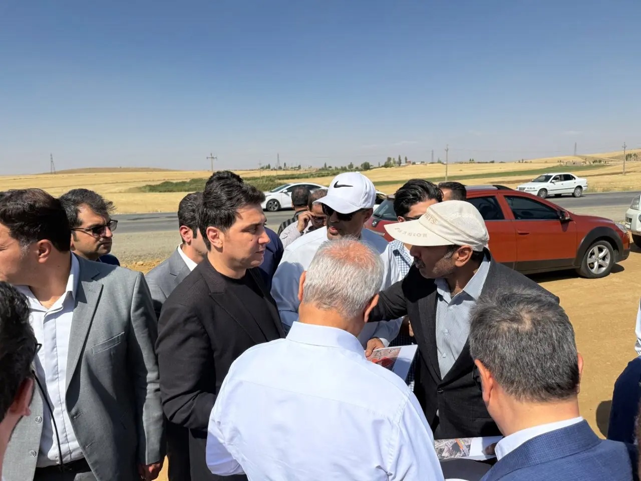 بازدید استاندار کردستان از قطعه ششم باند دوم محور بیجار ـ دیواندره