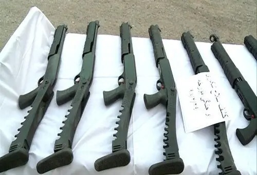 کشف و توقیف یک محموله سلاح و مهمات جنگی در مرزهای استان کردستان