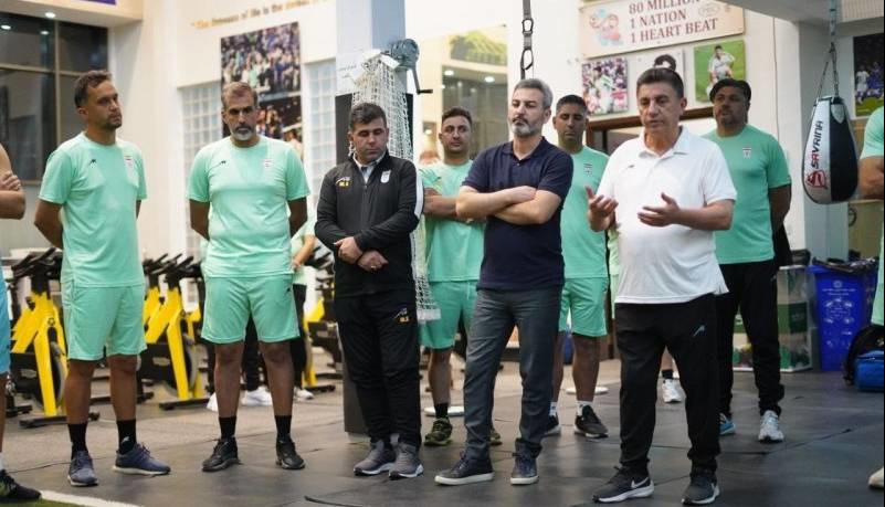 تجدید میثاق تیم ملی با شهداء