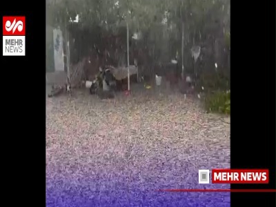جاری شدن رواناب‌ها در معابر روستای بانگود بخش احمدی و بیم وقوع سیلاب